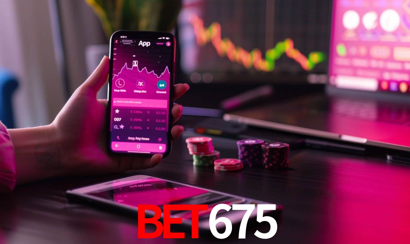 Comparação APP mobile vs versão web da bet675